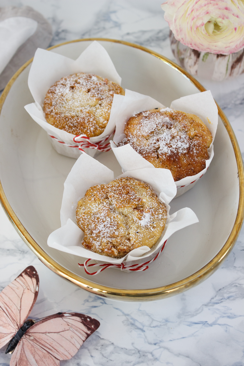 Rezept fuer Karotten Kaesekuchen Muffins