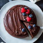 Rezept fuer Schokoladenkuchen nach Ottolenghi
