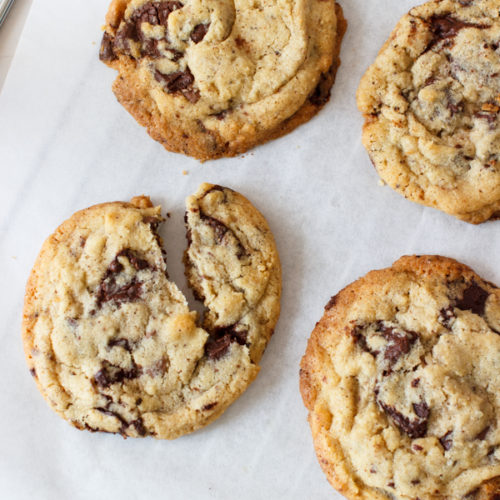 Rezept für einfache Chocolate Chip Cookies - Hey Foodsister