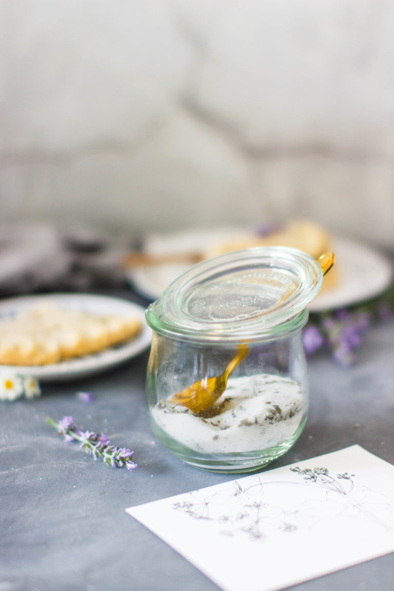 Rezept für Lavendel Shortbread - Hey Foodsister